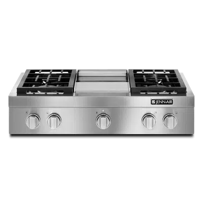 PRO-STYLE® 36" gas rangetop with griddle